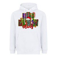 White Christmas big daddy claus Heavyweight Hoodie - FaDigitalArtStudio