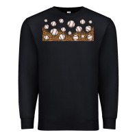 Black leopard baseball 16oz libbey glass Premium Sweatshirt - HRA Design Shop