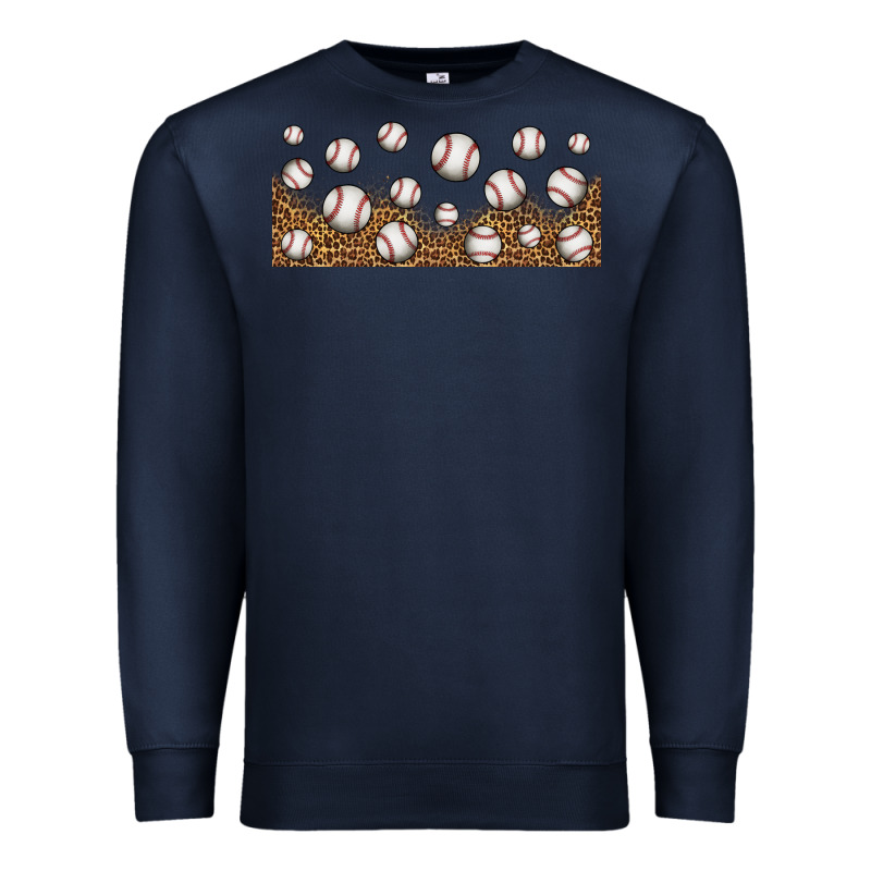 Leopard Baseball 16oz Libbey Glass Premium Sweatshirt by HRA Design Shop | Teevron