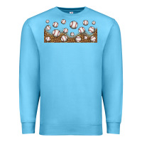 Ocean Blue leopard baseball 16oz libbey glass Premium Sweatshirt - HRA Design Shop