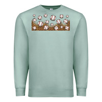 Seafoam leopard baseball 16oz libbey glass Premium Sweatshirt - HRA Design Shop