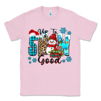 Bubblegum Pink up to snow good Classic Tee - Zillion Design Studio