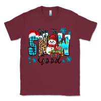 Burgundy up to snow good Classic Tee - Zillion Design Studio
