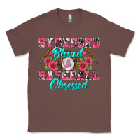 Chestnut stressed blessed & baseball obsessed Classic Tee - BundleAndBundleShop