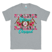 Heather Grey stressed blessed & baseball obsessed Classic Tee - BundleAndBundleShop