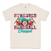 Natural stressed blessed & baseball obsessed Classic Tee - BundleAndBundleShop