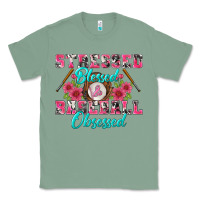 Sage stressed blessed & baseball obsessed Classic Tee - BundleAndBundleShop