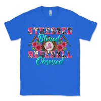True Royal stressed blessed & baseball obsessed Classic Tee - BundleAndBundleShop