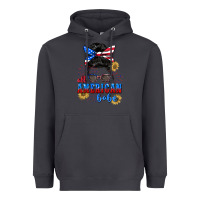 Smoke All American Babe 4th of July Heavyweight Hoodie - CowGirlArtShop