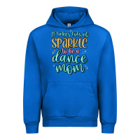 Cobalt it takes lots of sparkle to be a dance mom Urban Hoodie - MaliasSmallBusiness
