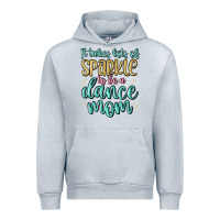Heather Grey it takes lots of sparkle to be a dance mom Urban Hoodie - MaliasSmallBusiness