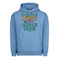 Pigment Pebble Blue it takes lots of sparkle to be a dance mom Urban Hoodie - MaliasSmallBusiness