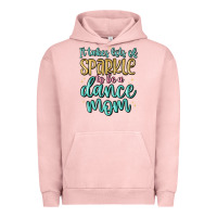 Pigment Salmon it takes lots of sparkle to be a dance mom Urban Hoodie - MaliasSmallBusiness