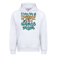 White it takes lots of sparkle to be a dance mom Urban Hoodie - MaliasSmallBusiness