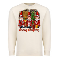 Sandshell Merry christmas elfs Premium Sweatshirt - FaDigitalArtStudio