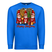 True Royal Merry christmas elfs Premium Sweatshirt - FaDigitalArtStudio