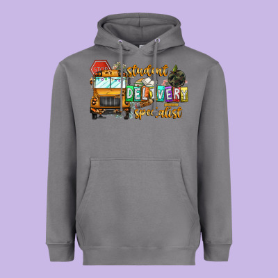 Student Delivery Specialist Heavyweight Hoodie Designed By Cowhidedigitalart