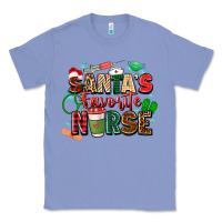 Colony Blue santa's favorite nurse Classic Tee - Zillion Design Studio