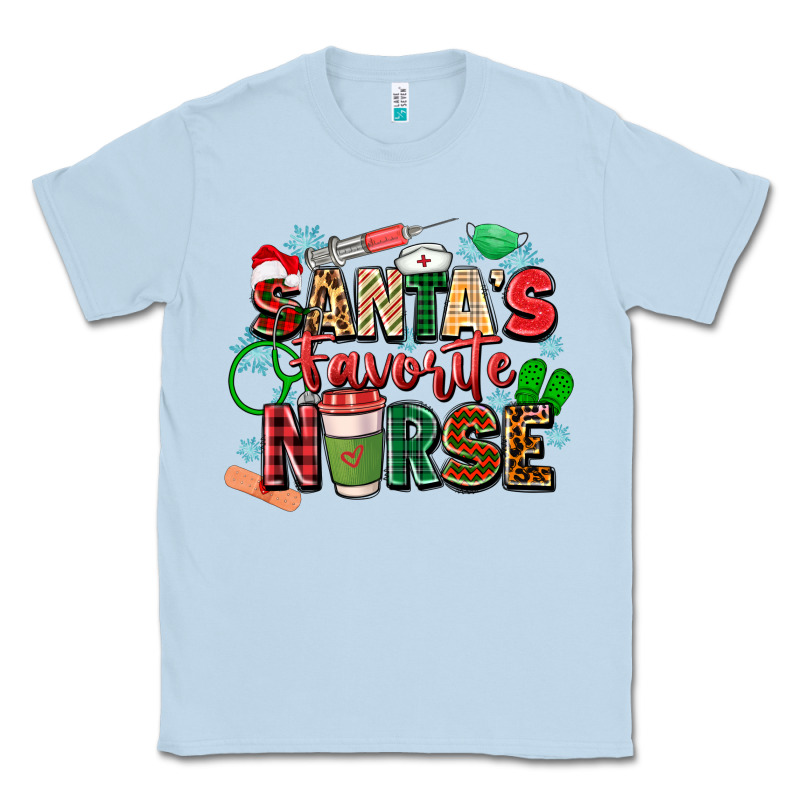 Santa's Favorite Nurse Classic Tee by Zillion Design Studio | Teevron