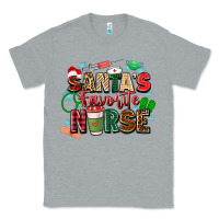 Heather Grey santa's favorite nurse Classic Tee - Zillion Design Studio