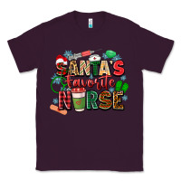 Plum santa's favorite nurse Classic Tee - Zillion Design Studio