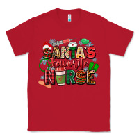 Red santa's favorite nurse Classic Tee - Zillion Design Studio