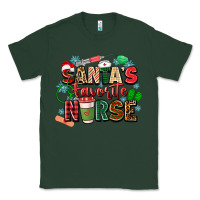 Sports Green santa's favorite nurse Classic Tee - Zillion Design Studio