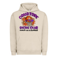 Pigment French Oak courtside social club Urban Hoodie - MaliasSmallBusiness