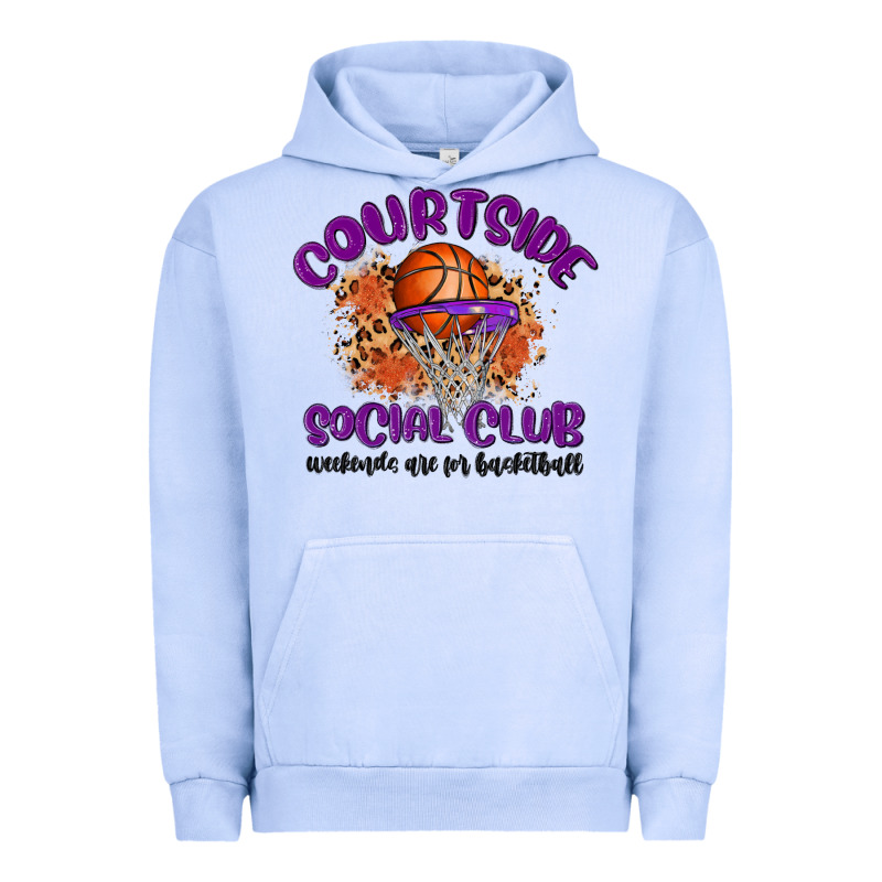 Courtside Social Club Urban Hoodie by MaliasSmallBusiness | Teevron