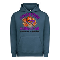 Pigment Midnight Navy courtside social club Urban Hoodie - MaliasSmallBusiness