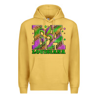 Antique Gold mardi gras louisiana fleur de lis Premium Hoodie - Jasminsmagicworld