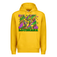 Lemon mardi gras louisiana fleur de lis Premium Hoodie - Jasminsmagicworld