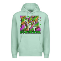 Seafoam mardi gras louisiana fleur de lis Premium Hoodie - Jasminsmagicworld