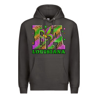 Smoke mardi gras louisiana fleur de lis Premium Hoodie - Jasminsmagicworld