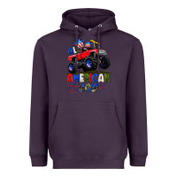 Plum All American Boy 4th july Heavyweight Hoodie - CowGirlArtShop