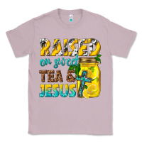 Lilac raised on sweet tea and jesus Classic Tee - texasbilliewilder