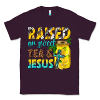 Plum raised on sweet tea and jesus Classic Tee - texasbilliewilder