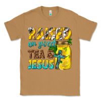 Toasted Coconut raised on sweet tea and jesus Classic Tee - texasbilliewilder