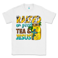 White raised on sweet tea and jesus Classic Tee - texasbilliewilder