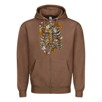 Chestnut Flower rib cage bees Zipper Hoodie - RanaPortraitStore