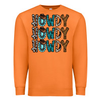 Carrot howdy howdy howdy Premium Sweatshirt - CowhideDigitalArt