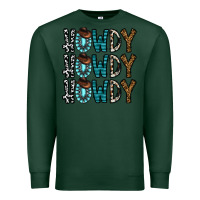 Sports Green howdy howdy howdy Premium Sweatshirt - CowhideDigitalArt