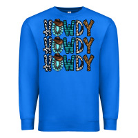 True Royal howdy howdy howdy Premium Sweatshirt - CowhideDigitalArt