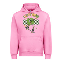 Fuchsia Pink lucky dude Urban Hoodie - MaliasSmallBusiness