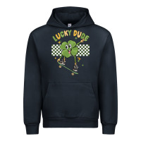 Navy lucky dude Urban Hoodie - MaliasSmallBusiness