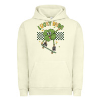 Pigment Pistachio lucky dude Urban Hoodie - MaliasSmallBusiness