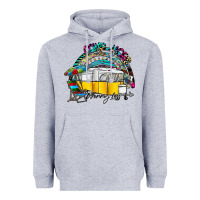 Heather Grey camp more worry less Heavyweight Hoodie - SublimationCraftShop