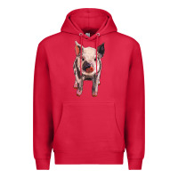 Cardinal pig Premium Hoodie - BarkalooDesign