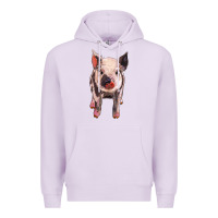 Lilac pig Premium Hoodie - BarkalooDesign