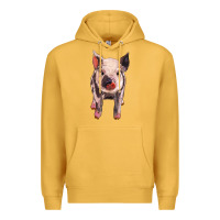 Mustard pig Premium Hoodie - BarkalooDesign